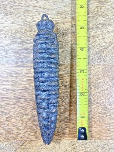 Cuckoo Clock Cast Iron Pine Cone Weight 354g, 5.07 Inches Long (KD1256)