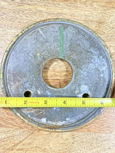 Old Metal Clock Dial Pan 6 7/16 Inches Diameter  (KD1106)