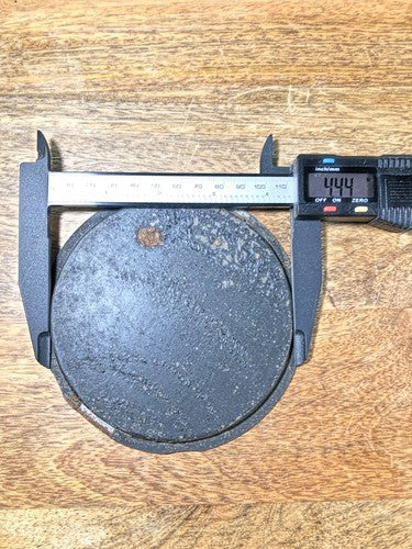 Clock Metal Back Door 4.90 Inch Or 124mm Diameter  (Needs Hinge) (K8860)