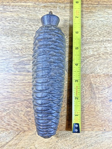 Cuckoo Clock Cast Iron Pine Cone Weight 1290g, 6.7 Inches Long   (WT003)