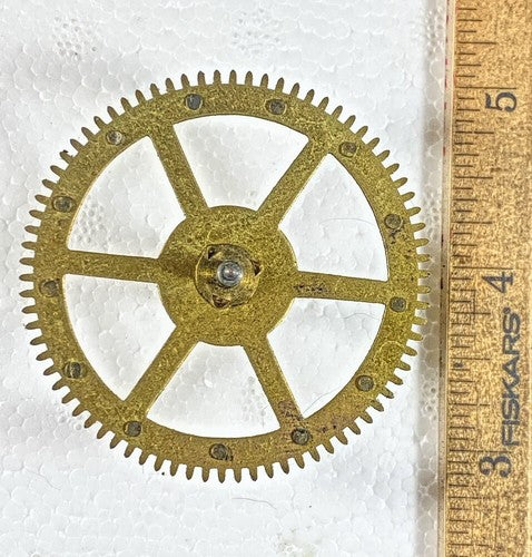 Seth Thomas Clock Movement (No. 44 ?/ See Pics) Strike Side 2nd Wheel    (KD682)