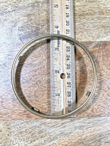 Vintage Clock Dial Trim Ring 3.53 Inch Outer Diameter 3.25 Inner Dia.   (K9235)