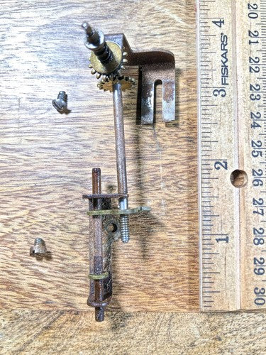 Ingraham (Stamped 5 28) Clock Movement Suspension Bridge(See Pics To ID) (K8567)