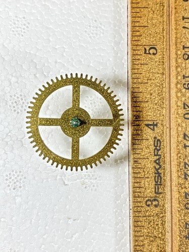 Jauch (PL46) Clock Movement Time Side 4th Wheel (See Pics To ID Mvmt)   (KD1010)