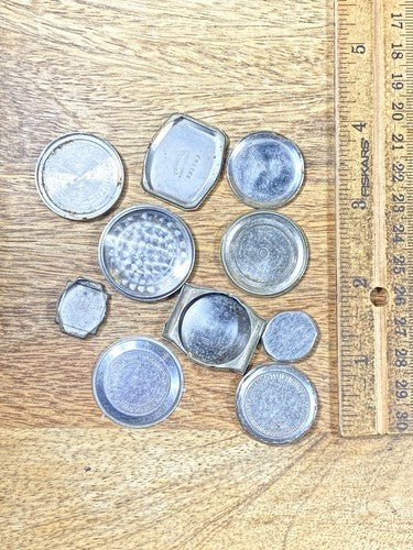 Assorted Lot Of Old Watch Case Parts (Lot Of 10) (KD1780)