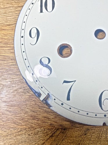 Old 144.7mm Dia Hamburg American (HAC) Clock Porcelain Dial Pan   (KD578)