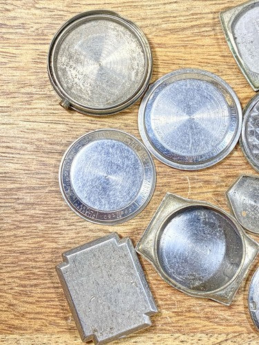 Assorted Lot Of Old Watch Case Parts (Lot Of 10) (KD1765)