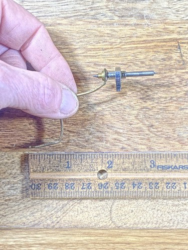 Clock Movement Verge (33.5mm Length, 17.6mm Between Teeth, 1.0mm Pivot) (KD1468)