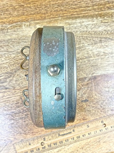 Running Art Deco 8 Day Alarm Clock "The National Call" Vintage US Made  (K9921)