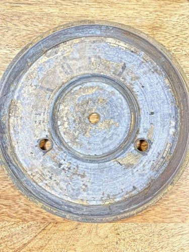 Old Metal Clock Dial Pan 6 7/16 Inches Diameter   (KD1206)