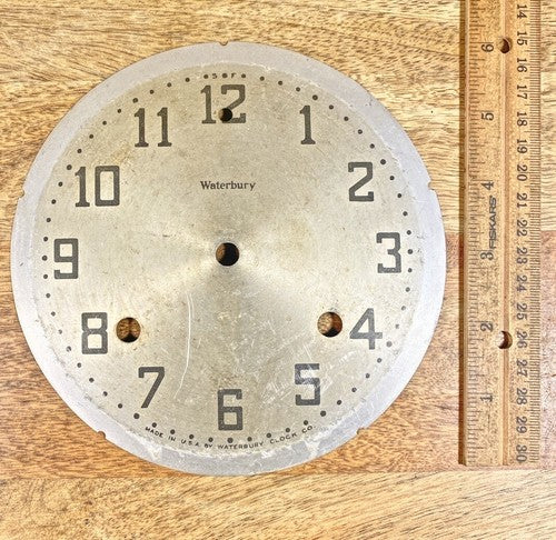 Waterbury 8 Day Clock Movement Dial Pan (KD008)
