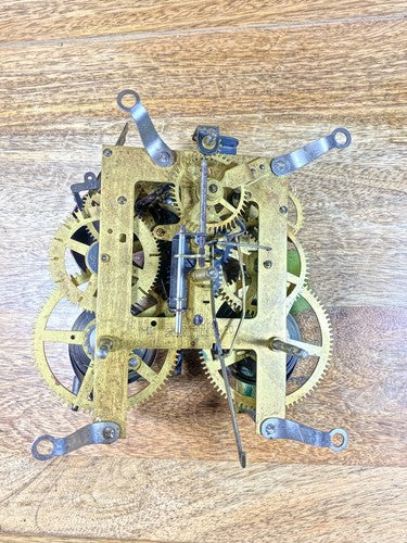 Ingraham (Stamped 11 20) Clock Movement Pendulum Rod And Spring See Pics (K9910)