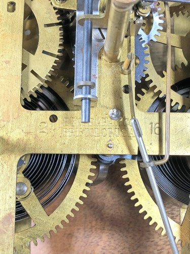 Ingraham (Stamped 2 16) Clock Pendulum Rod and Spring (See Pics To ID) (K7842)