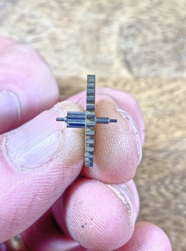 Japy Freres Clock Movement Minute Wheel and Cover (See Pics To ID Mvmt) (KD480)