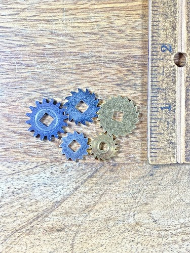 Assorted Lot Of Old Clock Movement Click Wheels (Lot Of 5) (KD2047)