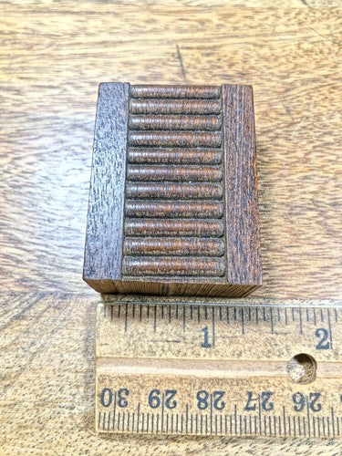 Old Junghans Wooden Clock Column Part  (K9747)