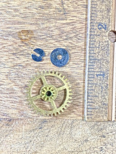 Schatz 8 Day Cuckoo Clock Movement Minute Wheel (See Pics To ID Mvmt) (KD 3686)