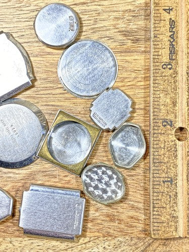Assorted Lot Of Old Watch Case Parts (Lot Of 10) (KD1784)