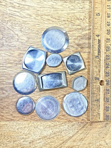Assorted Lot Of Old Watch Case Parts (Lot Of 10) (KD1758)