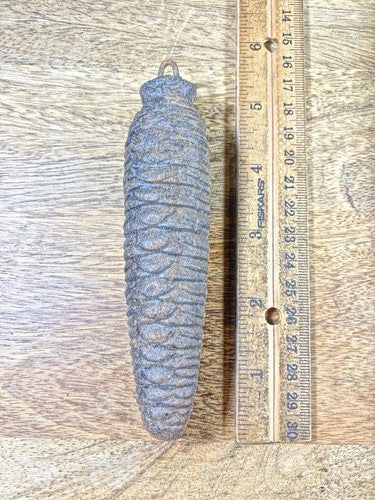 Cuckoo Clock Cast Iron Pine Cone Weight 421g, 5.2 Inches Long (KD1416)