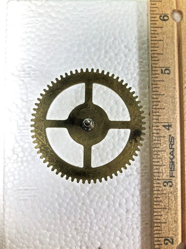 Made In Japan Clock Movement Strike Side 2nd Wheel (See Pics To ID Mvmt) (K8612)