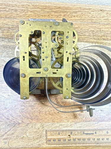 Ingraham (Stamped 12 33) Clock Movement Pendulum Rod And Spring (K9898)