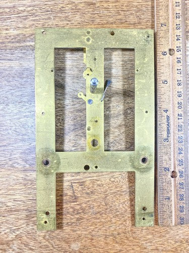 Unbranded 30 Hour Clock Movement Front Plate (Pivots Look Good) (KD513)