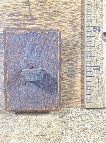 Wooden Clock Side Cover 1.92 inch X 1.32 Inch X 0.43 Inch Thick  (KD185)