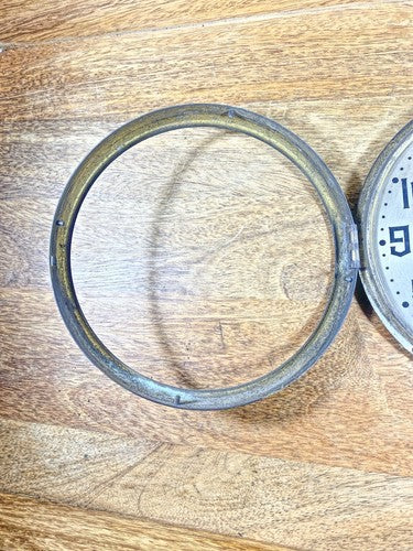 Antique Clock Dial (6.17 Inch Dia) W/ Bezel (No Glass)     (KD1340)