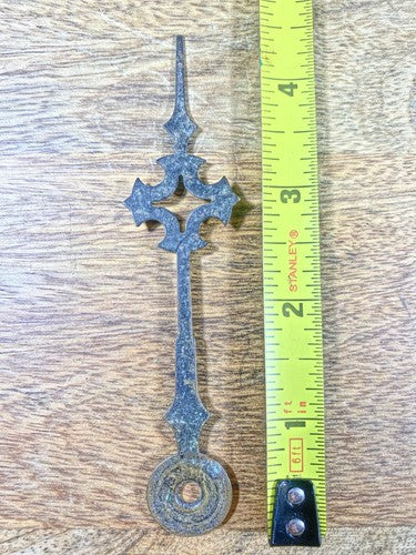Antique Clock Hour Hand 4 1/2 Inches Long (Arbor Dia 5.2mm)      (KD1325)