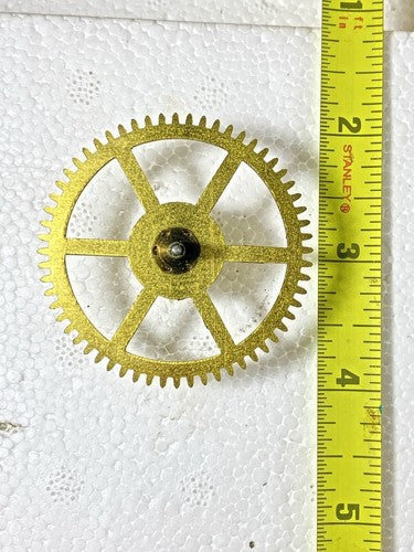 Seth Thomas 89 Clock Movement Time Side 2nd Wheel (See Pics To ID) (KD1189)