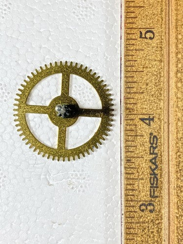 Jauch (PL46) Clock Movement Time Side 4th Wheel (See Pics To ID Mvmt)   (KD1010)