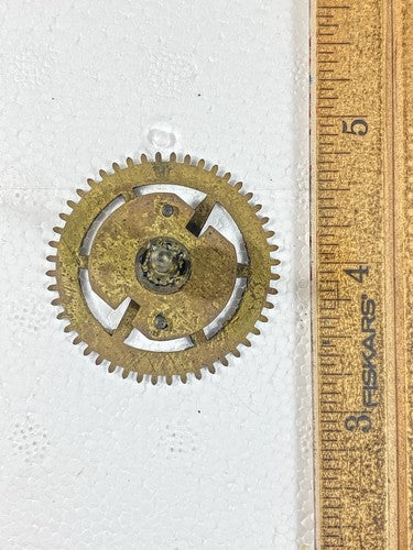 Unbranded 8 Day Clock Movement Strike Side 3rd Wheel (See Pics To ID)(KD1538