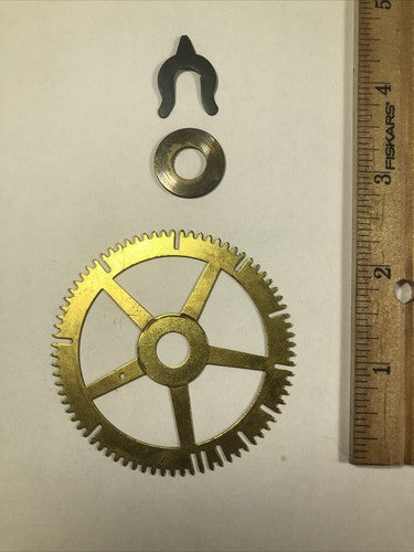 Old Sessions Clock Movement Count Wheel (See Pics To ID Movement) (K7786)