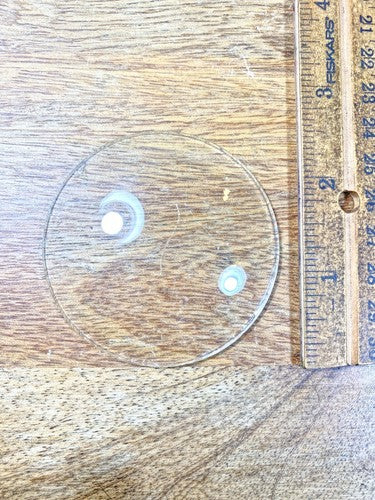 2.45 Inch Diameter Convex Clock Glass     (KD1864)