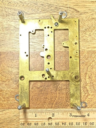 Sessions Clock Movement Front Plate (Pivots Look Good)  (K7882)
