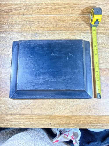 Black Mantel Clock Top 6 1/2 X 9 Inches  (LL5236)