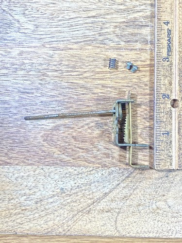Gilbert Clock Movement (Stamped 25) Pendulum Bridge (See Pics To ID) (KD1342)