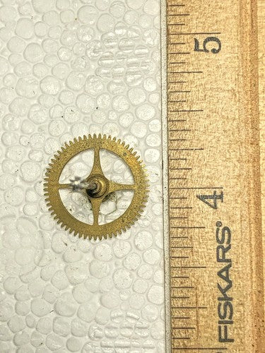 L.E.P. Japy & Cie Clock Movement Strike Side 4th Wheel  (K8169)