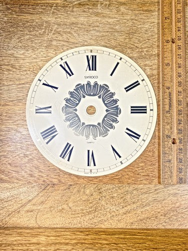 Vintage Syroco Metal Clock Dial Pan (5.48 Inches / 139.4mm Diameter)    (KD835)