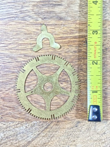 New Haven Clock Movement Count Wheel (See Pics to ID Mvmt)    (KD1148)