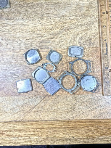 Assorted Lot Of Old Watch Case Parts (Lot Of 10) (KD1967)
