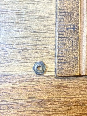 Unmarked Plymouth Clock Hands Nut (See Pics To ID Movement) (KD4486)
