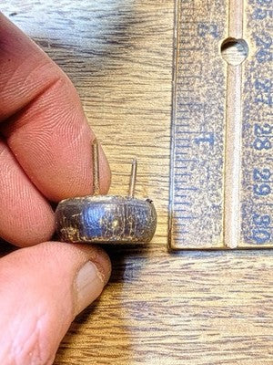 Wood Clock Foot - Vintage Clock Parts (KD3713)