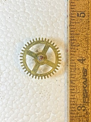 Herschede Clock Movement Time Side 5th Wheel (See Pics To ID Mvmt)  (KD4219)