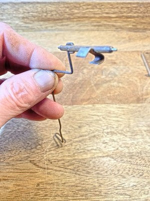 Clock Movement Verge (34.7mm Length, 9.4mm Between Teeth, 1.2mm Pivot) (KD3387)