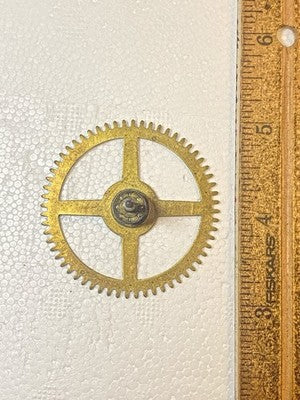 Ingraham (Stamped 10/29) Clock Strike Side 2nd Wheel - Vintage Clock KD3420