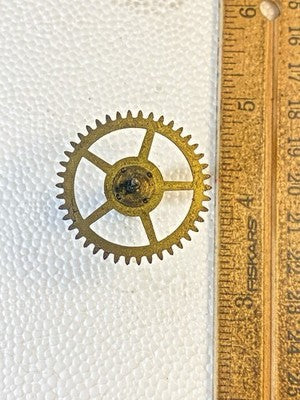 Sessions Clock Movement Time Side 3rd Wheel (See Pics To ID Mvmt) (KD3097)