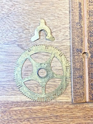 New Haven Wall Clock Movement Count Wheel (See Pics To ID Mvmt) KD4522