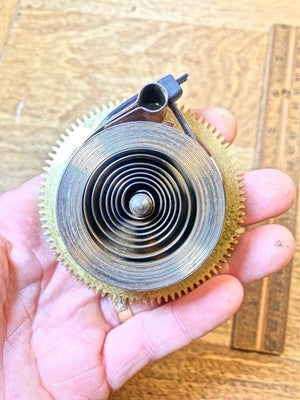 Made In Japan Clock Movement Strike Side Main Wheel (See Pics To ID Mvmt) KD4272